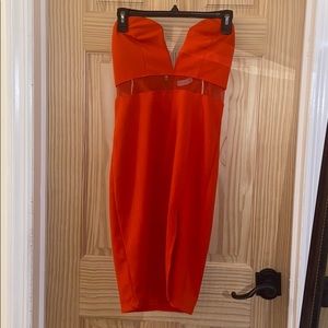 Heart Shape Strapless Dress